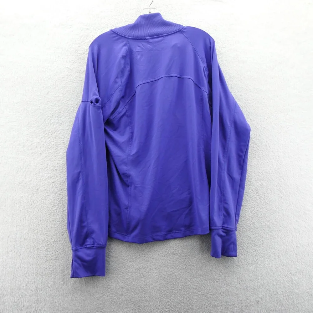 Tek Gear Track Jacket XL Womens‎ Bluish Purple Knit Full Zip Long Sleeve Sport